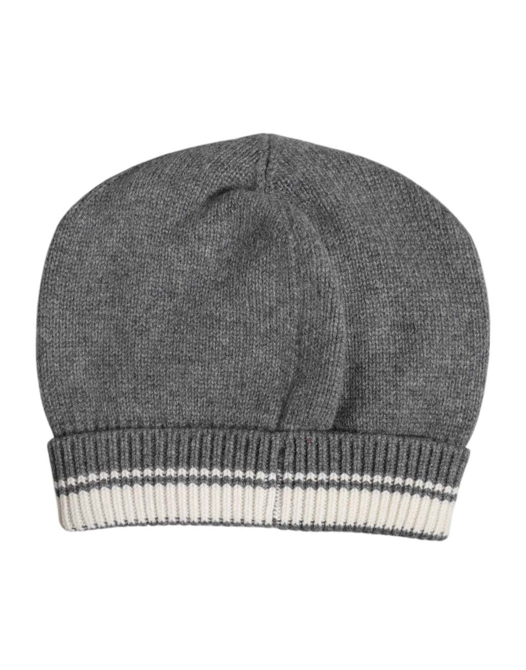 Dolce & Gabbana Gray Cashmere Knitted Winter Beanie Hat