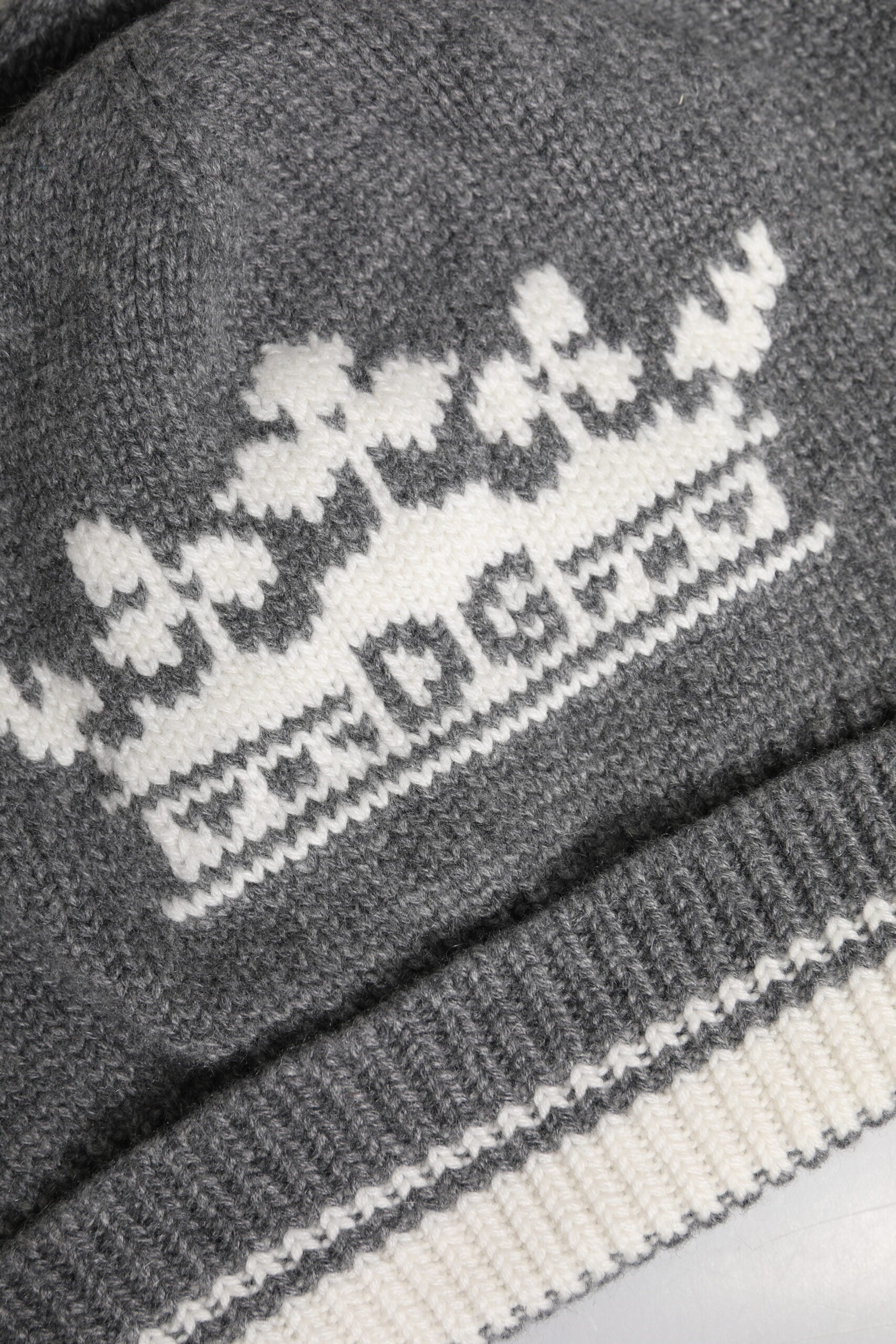 Dolce & Gabbana Gray Cashmere Knitted Winter Beanie Hat
