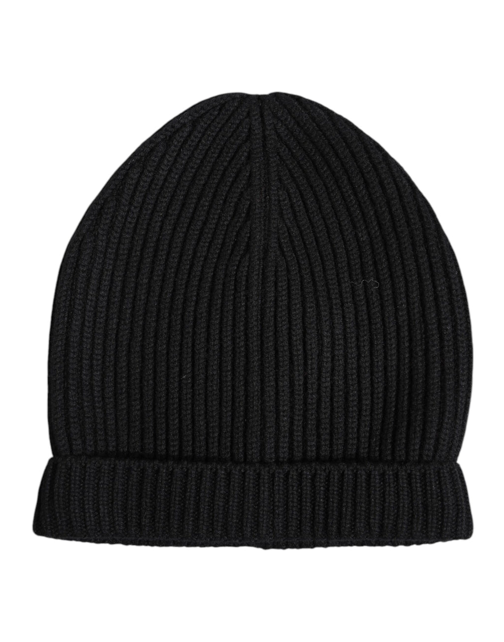 Dolce & Gabbana Black Cashmere Knitted Winter Beanie Hat