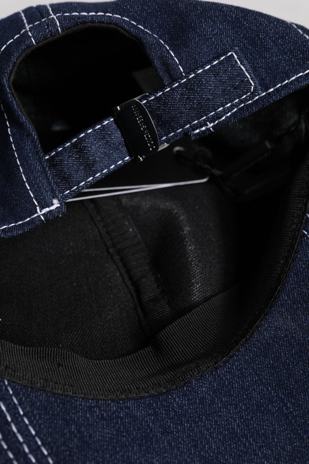 Dolce & Gabbana Blue Crystal Embellishment Baseball Cap