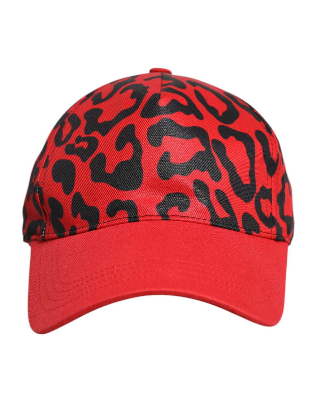 Dolce & Gabbana Red Cotton 6 Panels Women Baseball Cap
