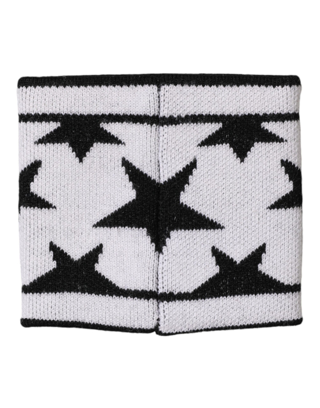 Dolce & Gabbana White Black Wool Logo #DGMILLENNIALS Wristband