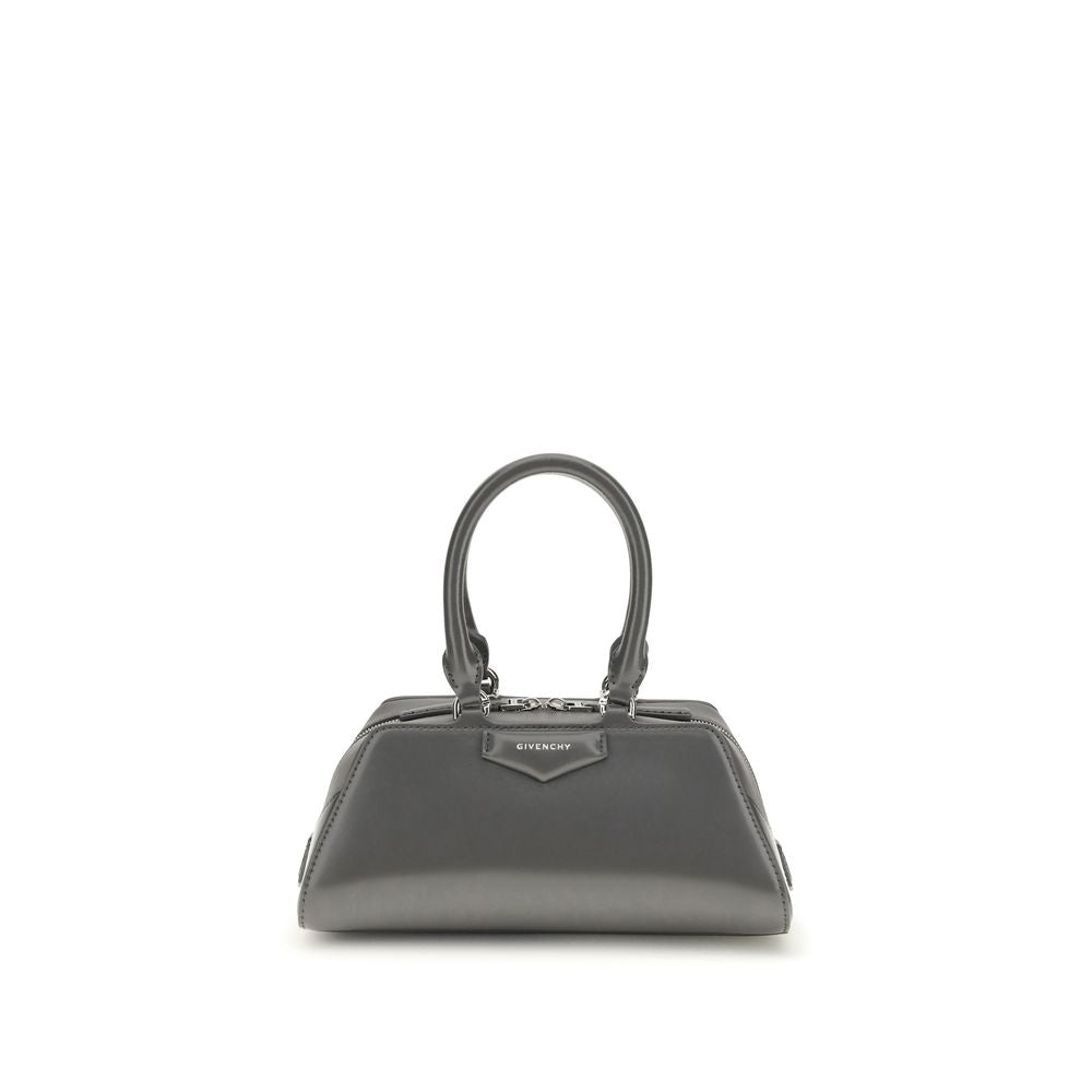 Givenchy Gray Calf Leather Bos Taurus Handbag